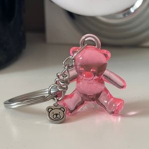 Teddy Fresh Pink Bear Keychain Limited Edition Collectible